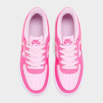 Big Kids' Nike Air Force 1 Low Casual Shoes - Pinksicle/Pink Foam/White/Hyper Pink