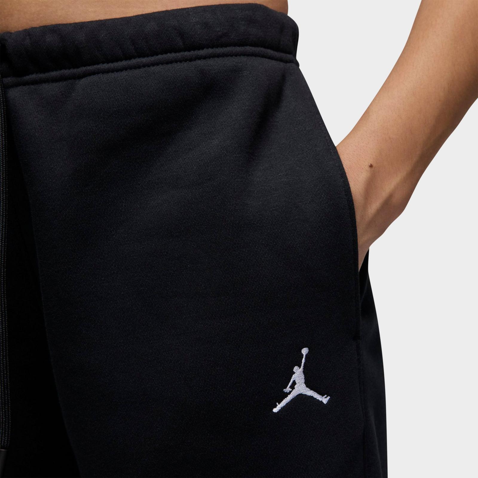 Women's Jordan Brooklyn Fleece Pants - Black/White - view 4