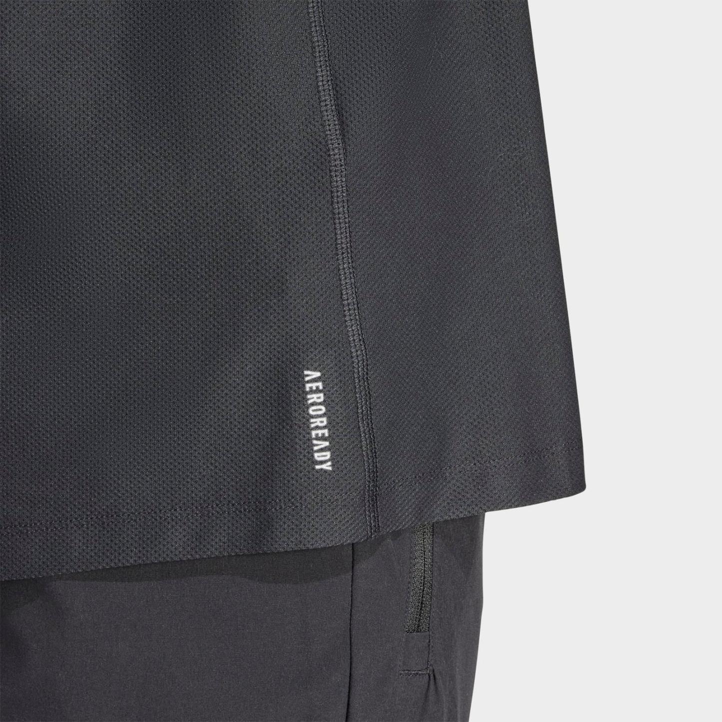 Men's adidas Own The Run T-Shirt - Black - view 4