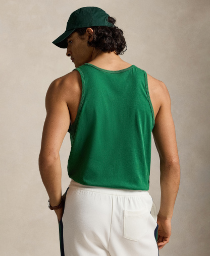 Polo Ralph Lauren Men's Washed Jersey Tank Top - New Forest