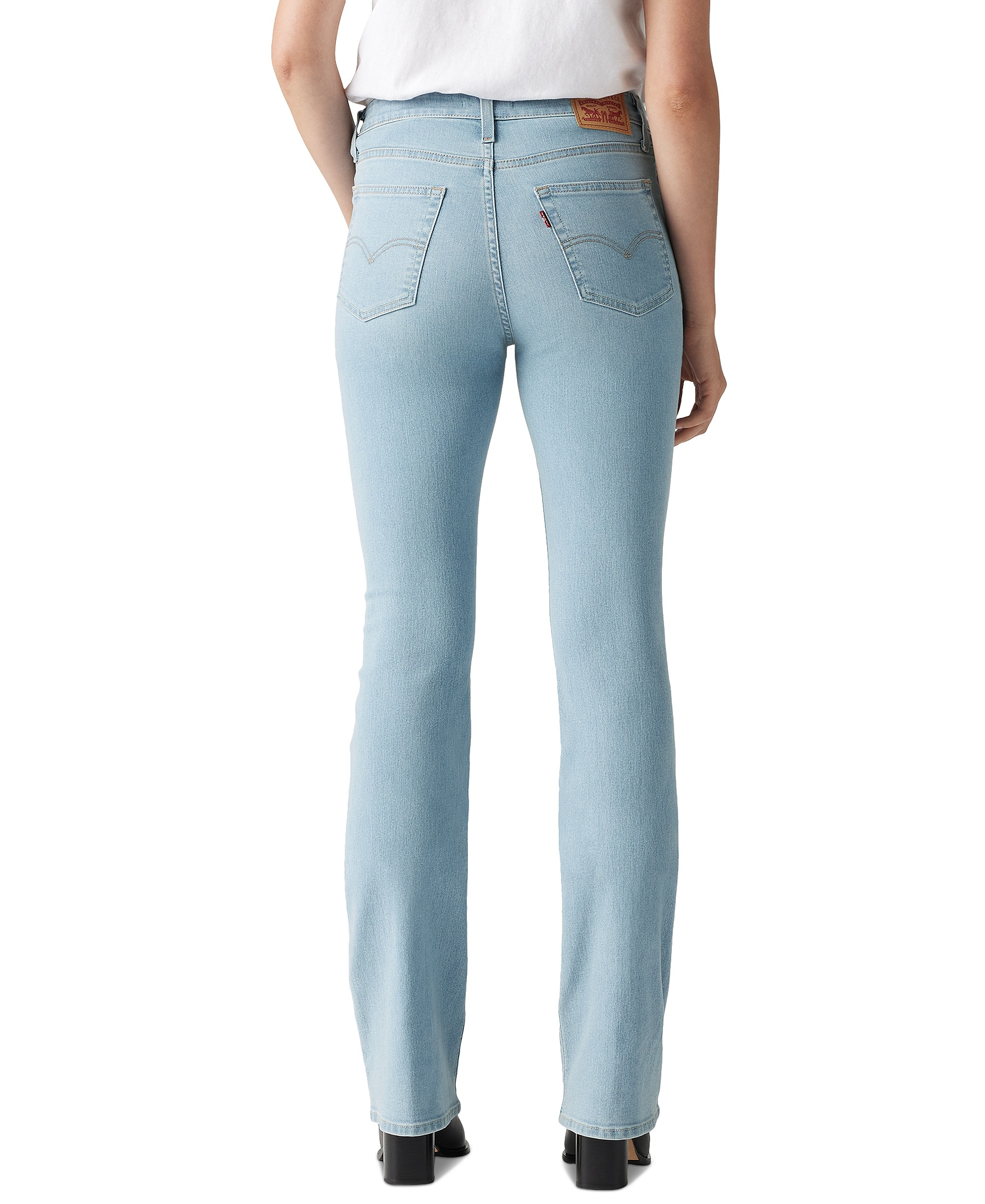 Levi's 725 High-Waist Classic Stretch 32" Bootcut Jeans - Eternal Indigo Light