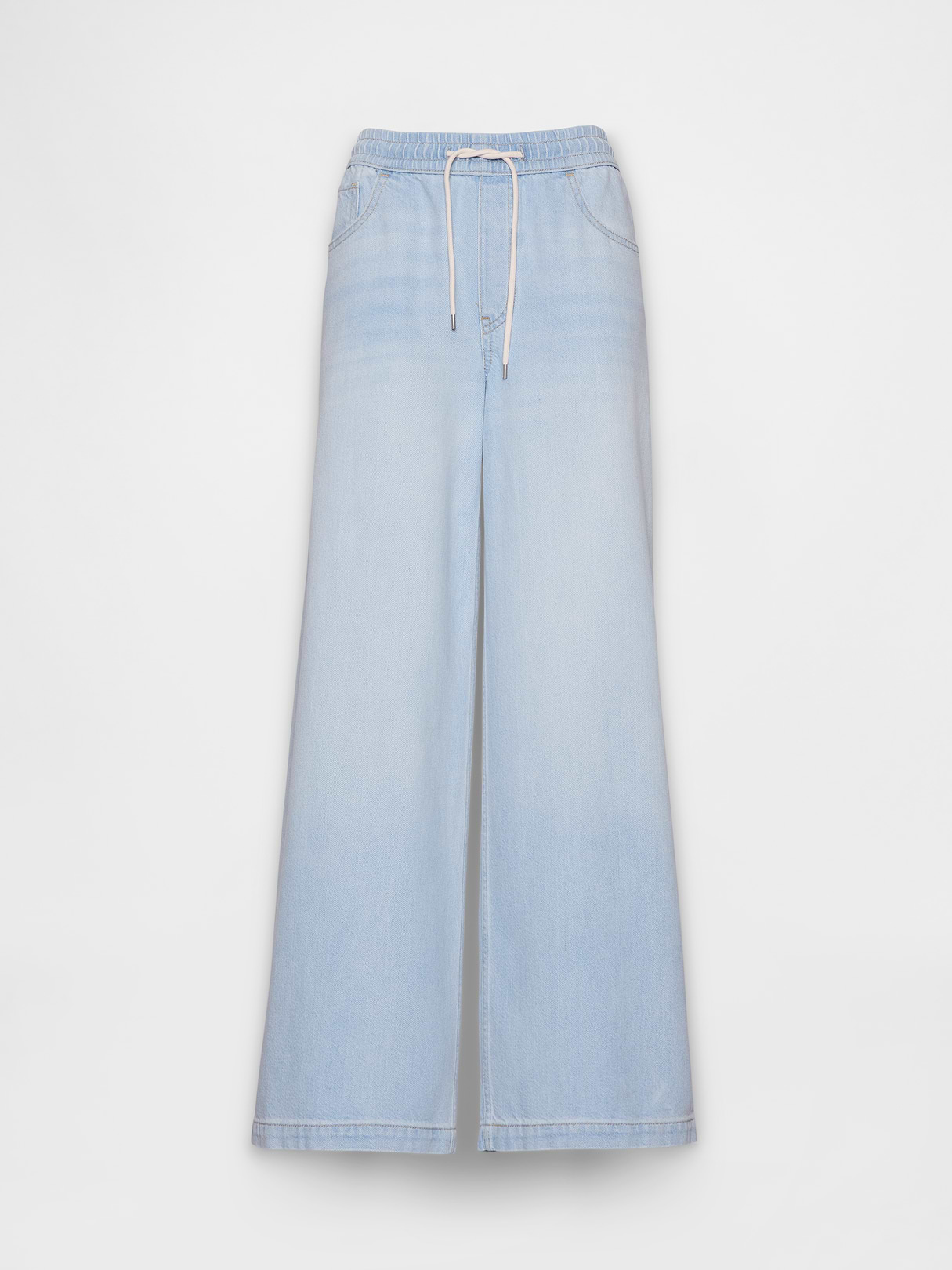 Mid Rise UltraSoft Easy Baggy Jeans - Light indigo