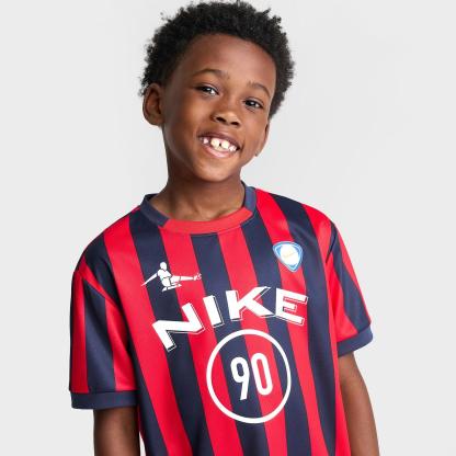 Little Kids' Nike Goal Mode Soccer Jersey and Shorts Set - Midnight Navy