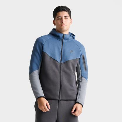 Men's Nithtke Tech Fleece Windrunner Full-Zip Hoodie - Part 1 - New Slate/Anthracite/Cool Grey/Black