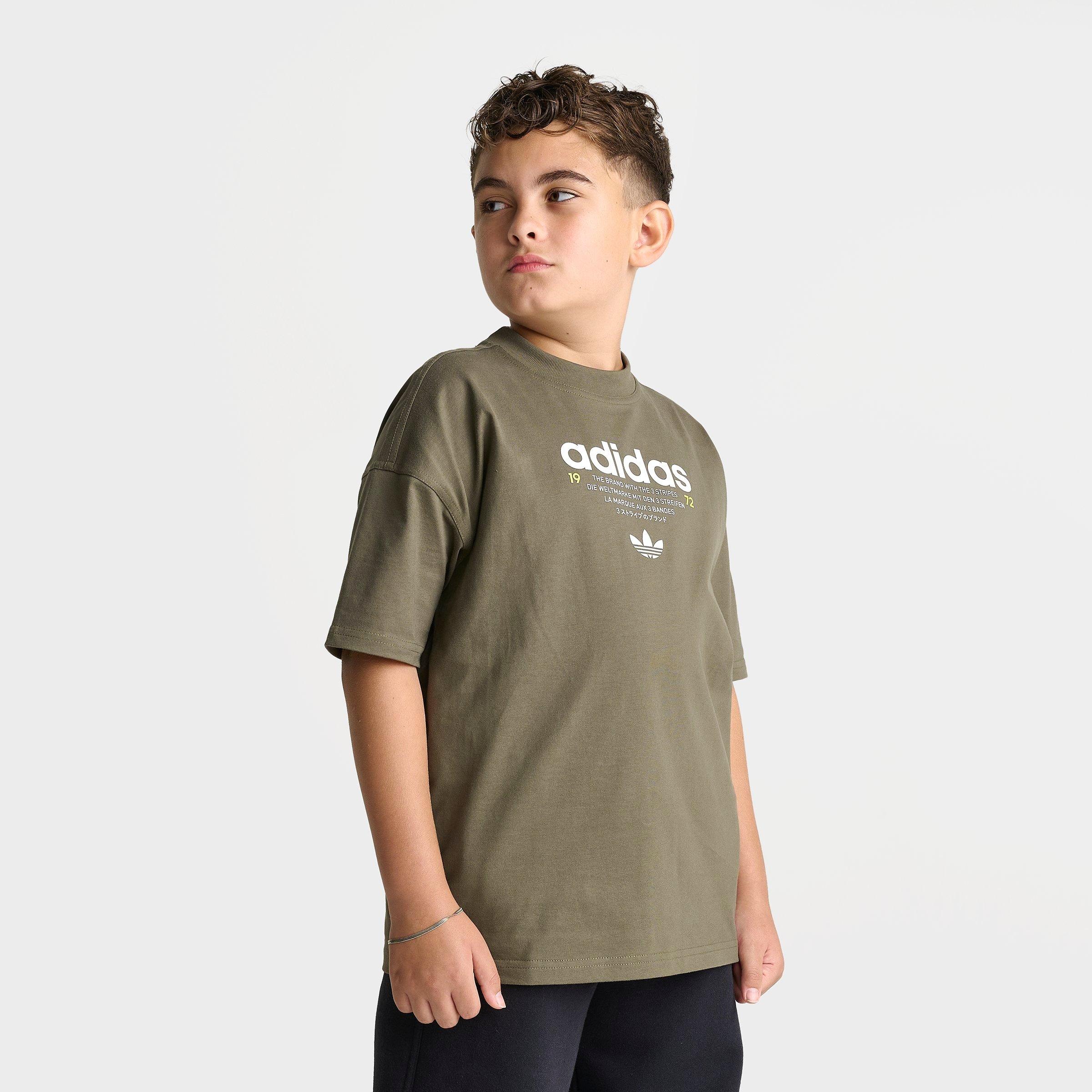 Big Kids' adidas Originals Basketball T-Shirt - Night Cargo
