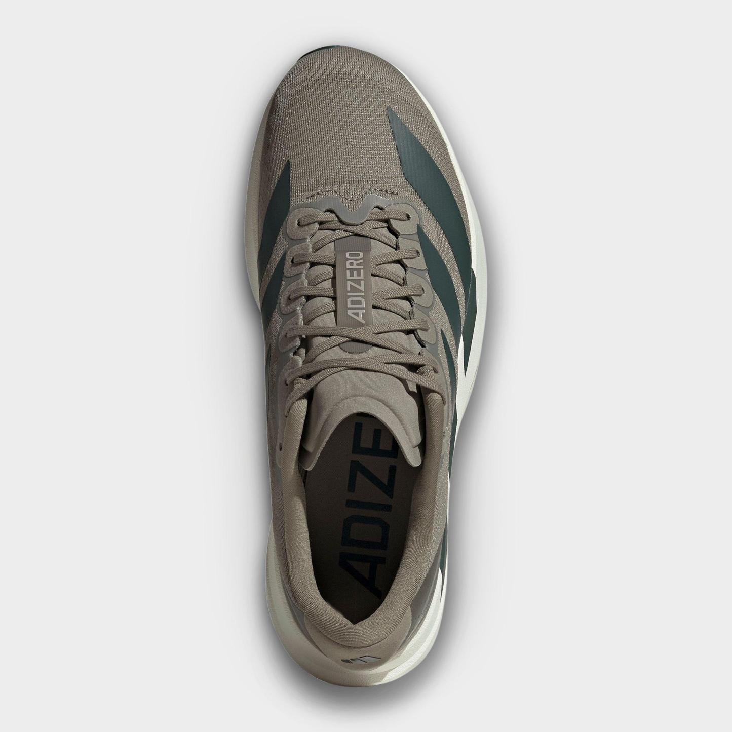 Men's adidas Adizero EVO SL Running Shoes - Part 1 - Clay/Legend Ivy/Light Brown - Top view