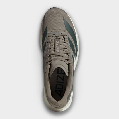 Men's adidas Adizero EVO SL Running Shoes - Part 1 - Clay/Legend Ivy/Light Brown - Top view