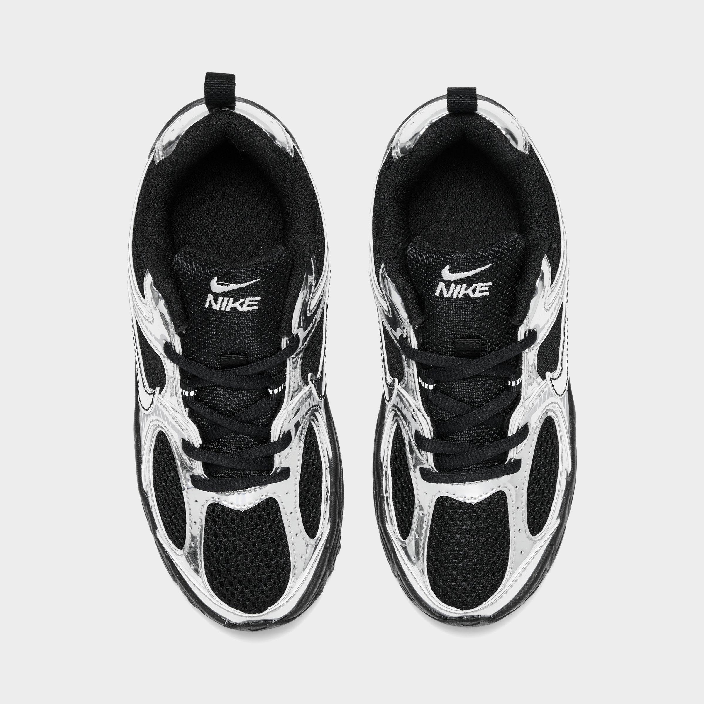 Little Kids' Nithtke V5 RNR Casual Shoes - Black/Metallic Silver - Top view