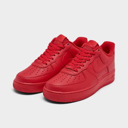 Men's Nike Air Force 1 '07 LV8 Casual Shoes - University Red/University Red