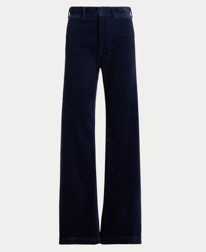 Polo Ralph Lauren Women's Beaton Corduroy Flared Pants - Navy