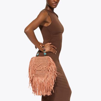 Kurt Geiger London Mini Tote Fringe Bag - Multi Colored - view 2