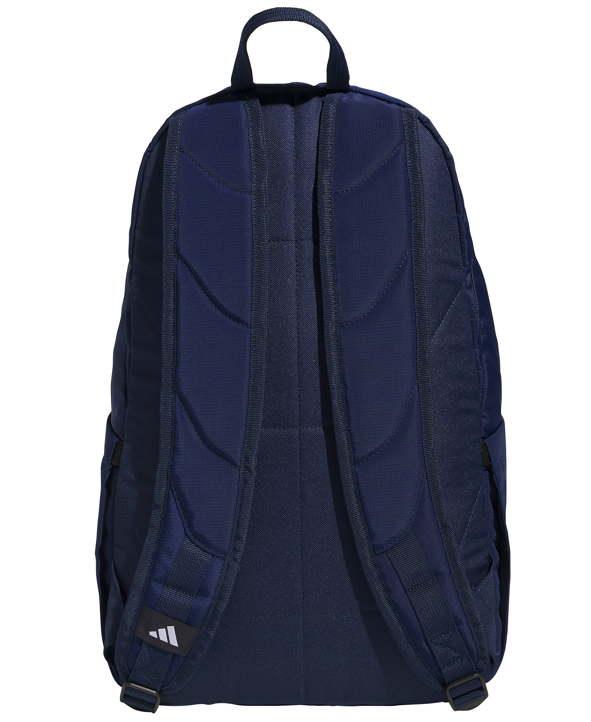 adidas Men's Multiple Zippered Pockets Backpack Messenger - Team Navy Blue