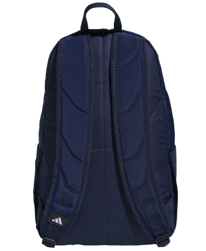 adidas Men's Multiple Zippered Pockets Backpack Messenger - Team Navy Blue