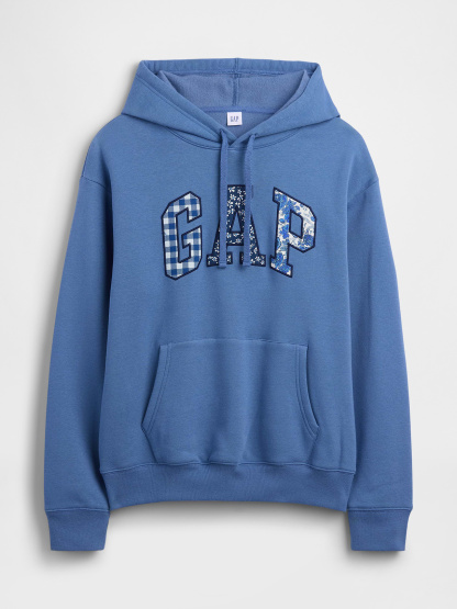 Relaxed Gap Logo Hoodie - Bainbridge blue