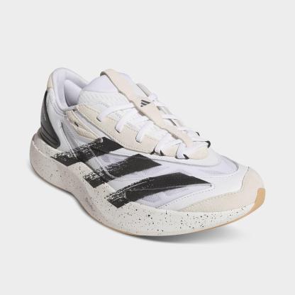 Men's adidas Lightblaze EVO SL Casual Shoes - Clay/Core Black/Off White - Both shoes facing left