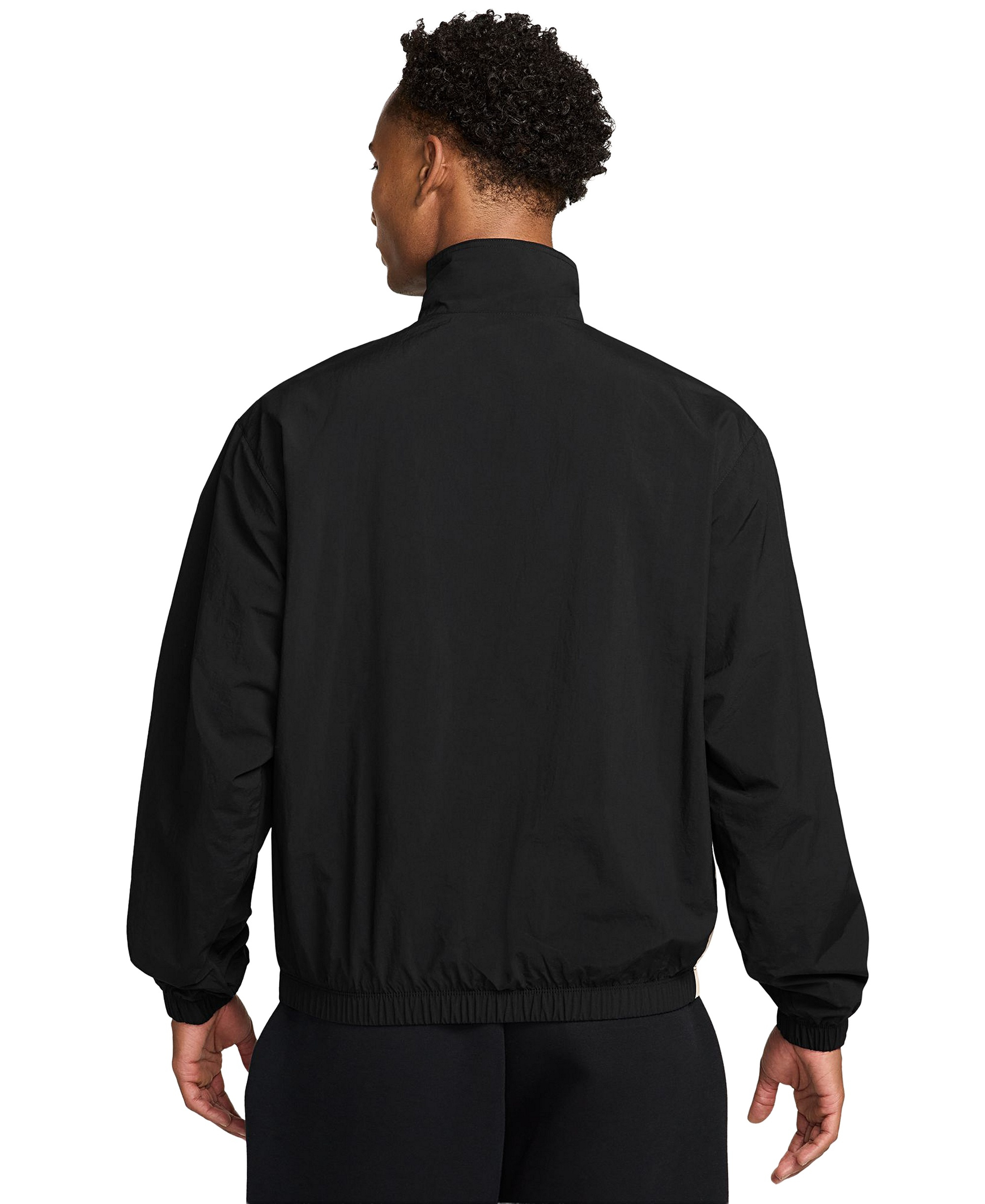 Nike Men's Club Half-Zip Track Jacket - Black/Sanddrift