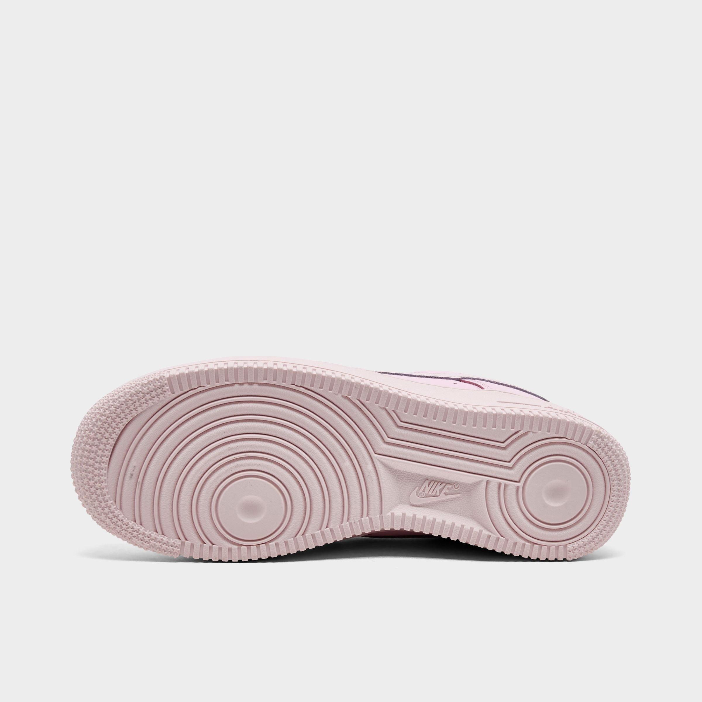 Women's Nithtke Air Force 1 Retro Premium Casual Shoes - Pink Foam/Pink Foam/Pearl Pink - Bottom view