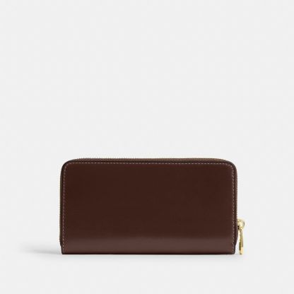 Long Zip Around Wallet - Gold/Maple - view 4