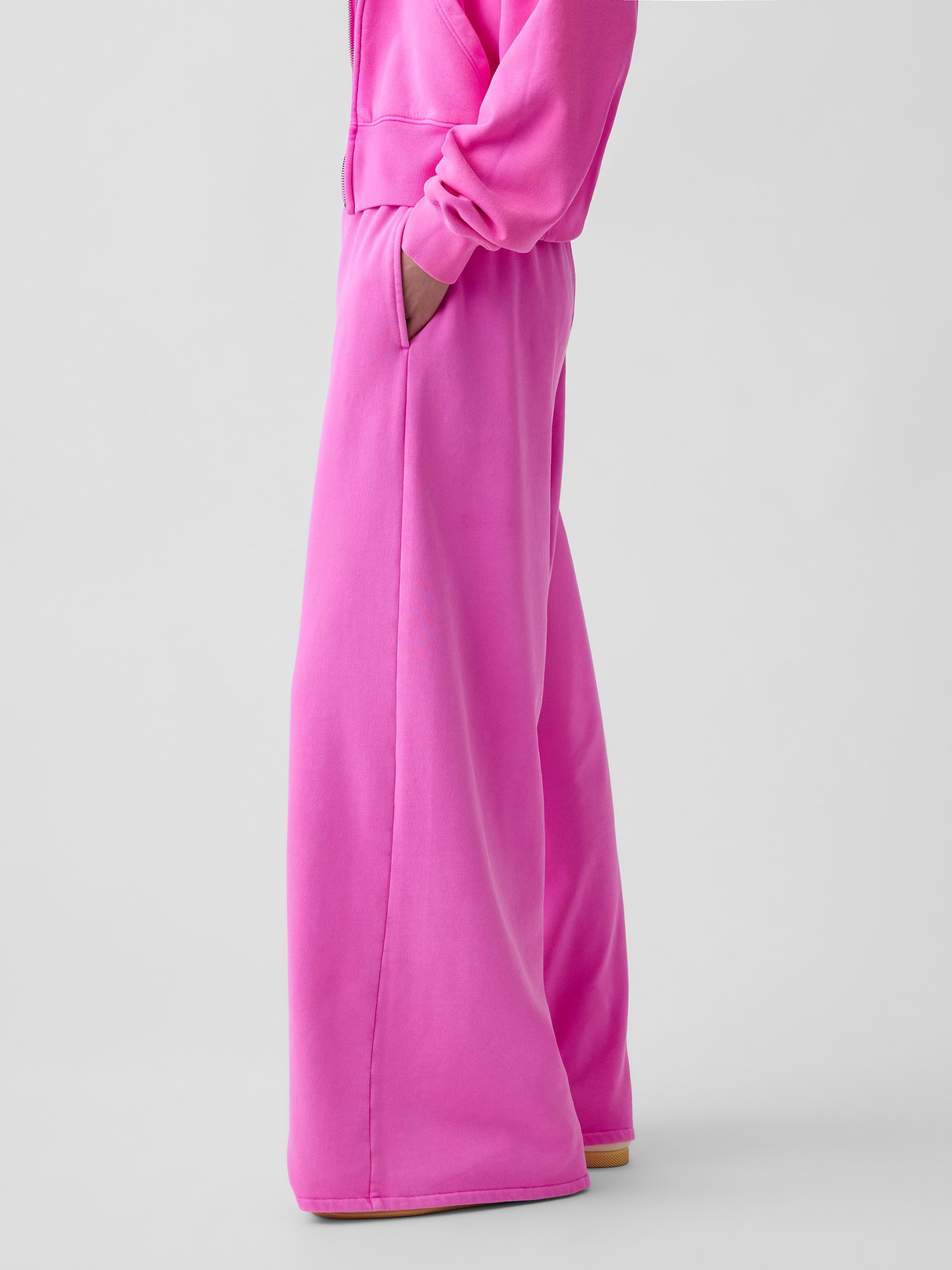 VintageSoft Baggy Sweatpants - New sugar plum neon pink