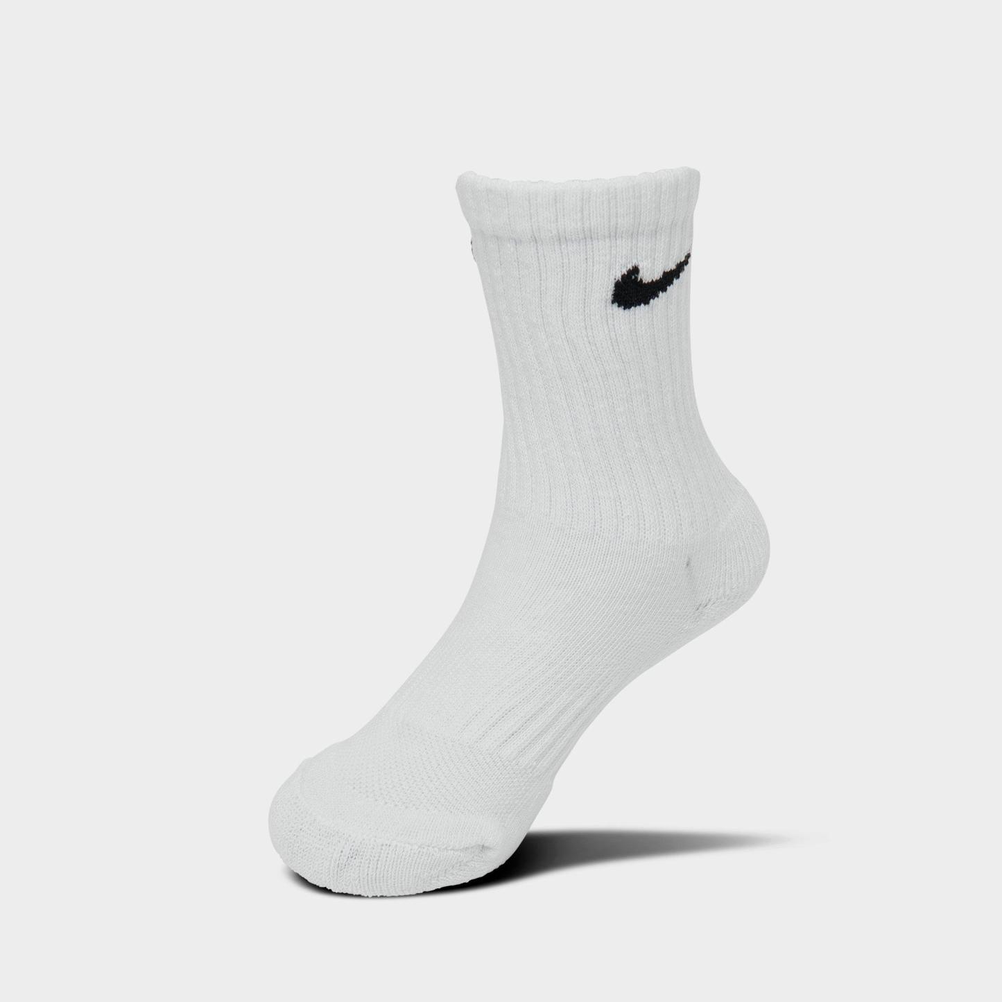 Kids' Toddler Nithtke Dri-FIT Crew Socks (6-Pack) - White