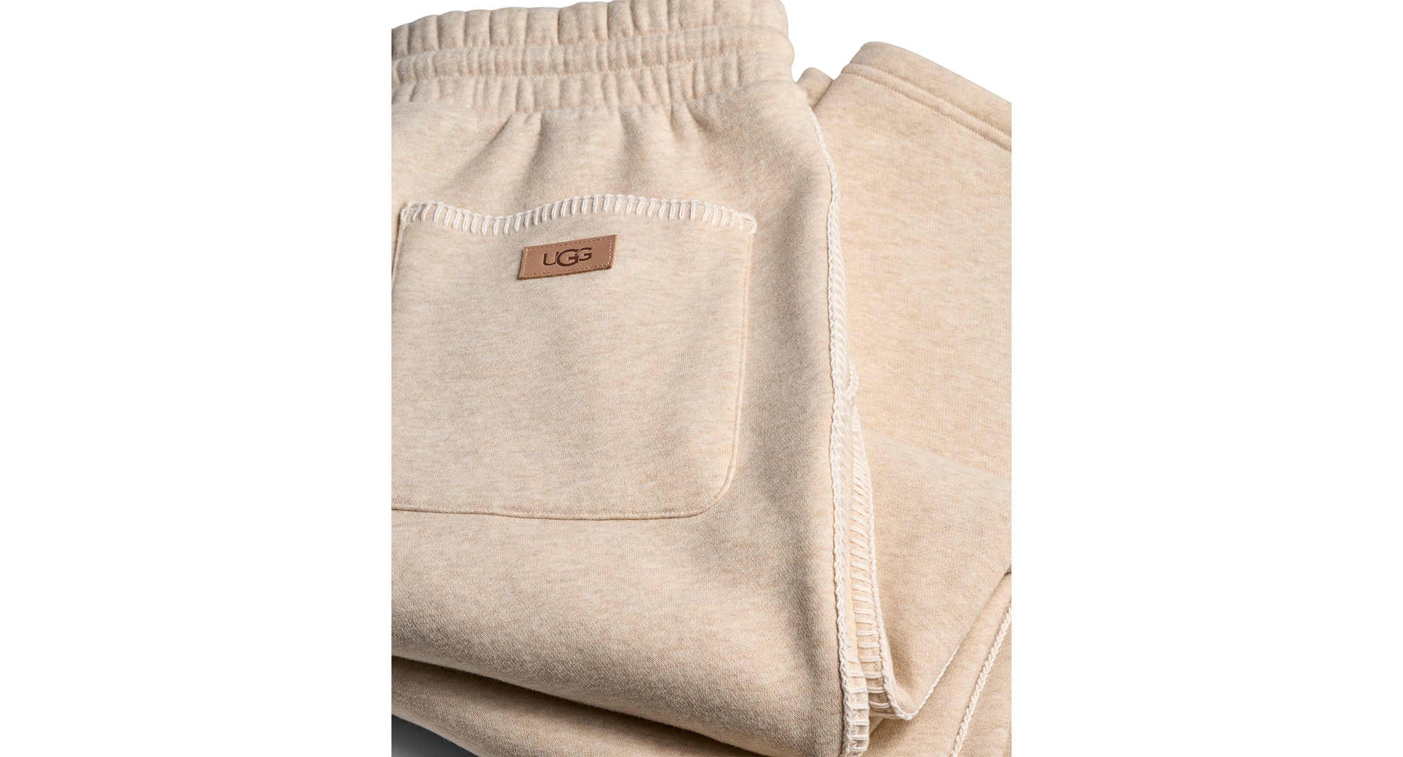 UGG Women's Classic Mid-Rise Straight-Leg Pants - Sand Heather