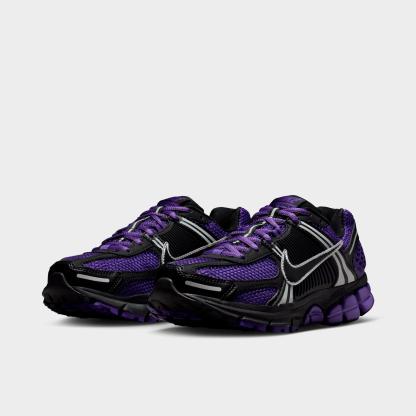 Women's Nithtke Zoom Vomero 5 Casual Shoes - Part 1 - Black/Court Purple/Hyper Grape/Black - Both shoes facing left