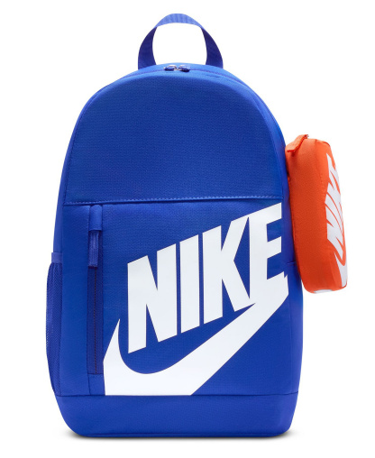 Nike Kids' Elemental Backpack with Pencil Case - Old Royal/orange/white
