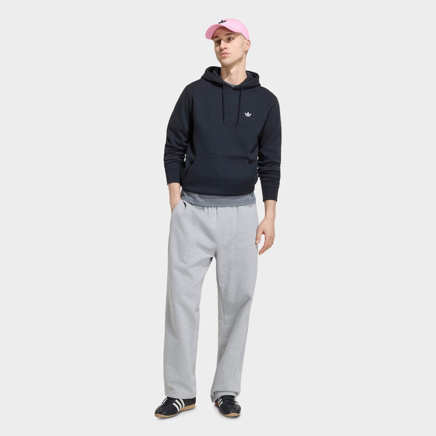 Men's adidas Originals Trefoil Essentials Hoodie - Black