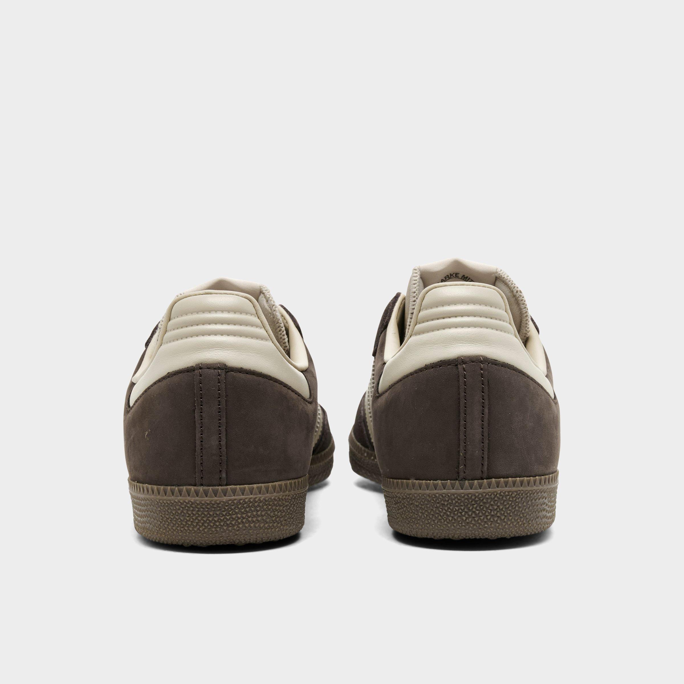 Men's adidas Originals Samba OG Casual Shoes - Part 2 - Aurora Coffee/Khaki/Gum - Detail shot