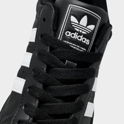Women's adidas Originals Superstar II Casual Shoes - Core Black/White/Core Black - view 3