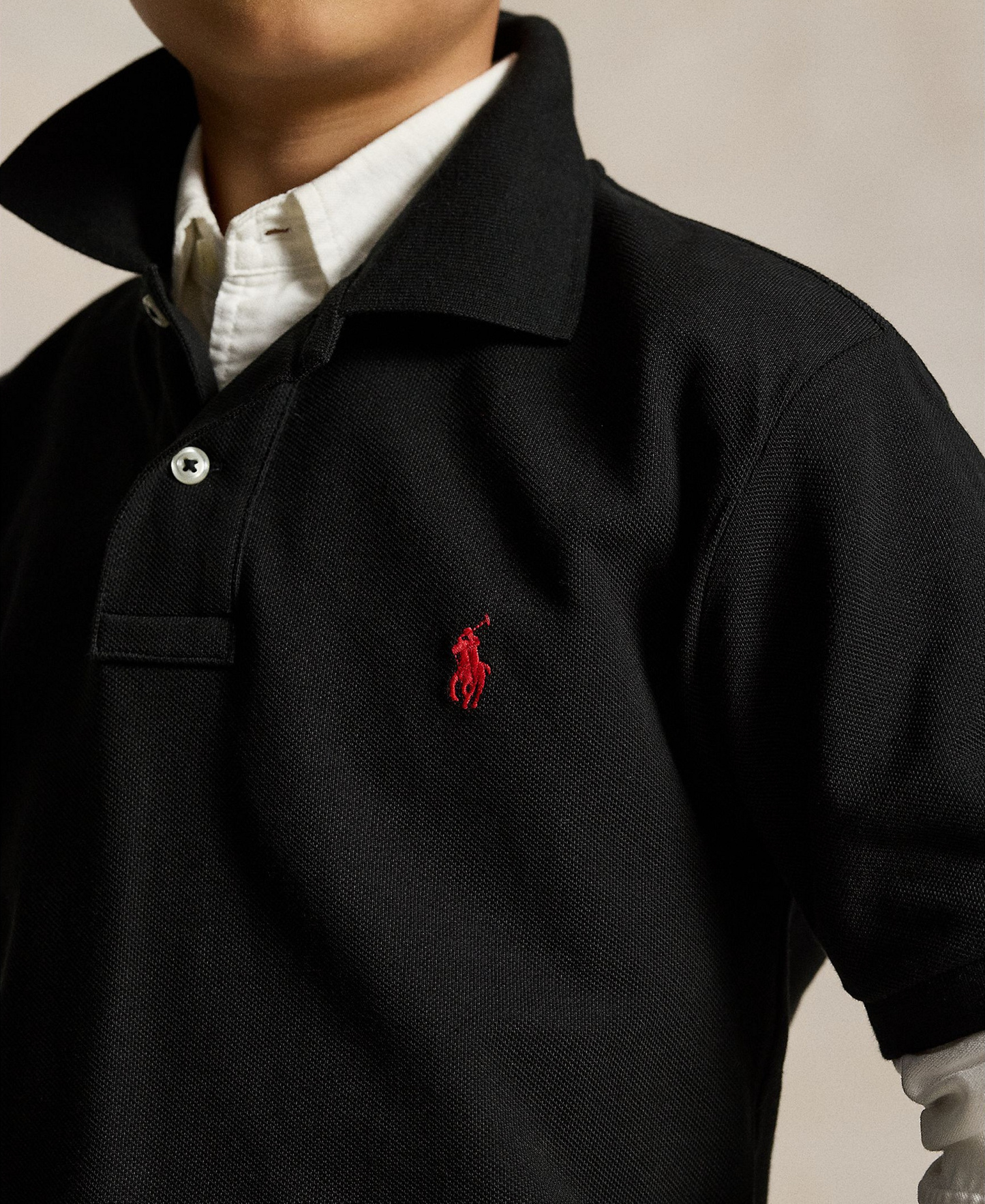 Polo Ralph Lauren 8-20 Boys' Cotton Mesh Logo Polo Shirt - Polo Black