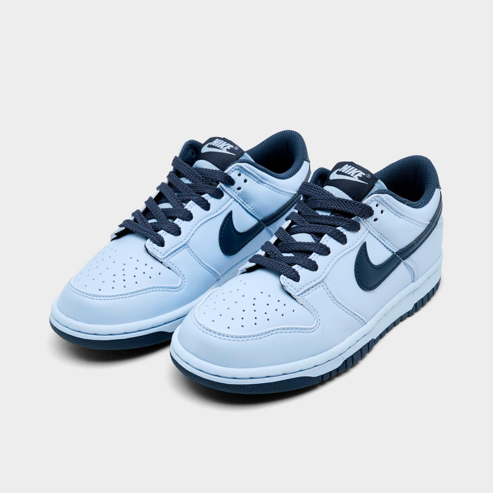 Big Kids' Nike Dunk Low Casual Shoes - Hydrogen Blue/Thunder Blue