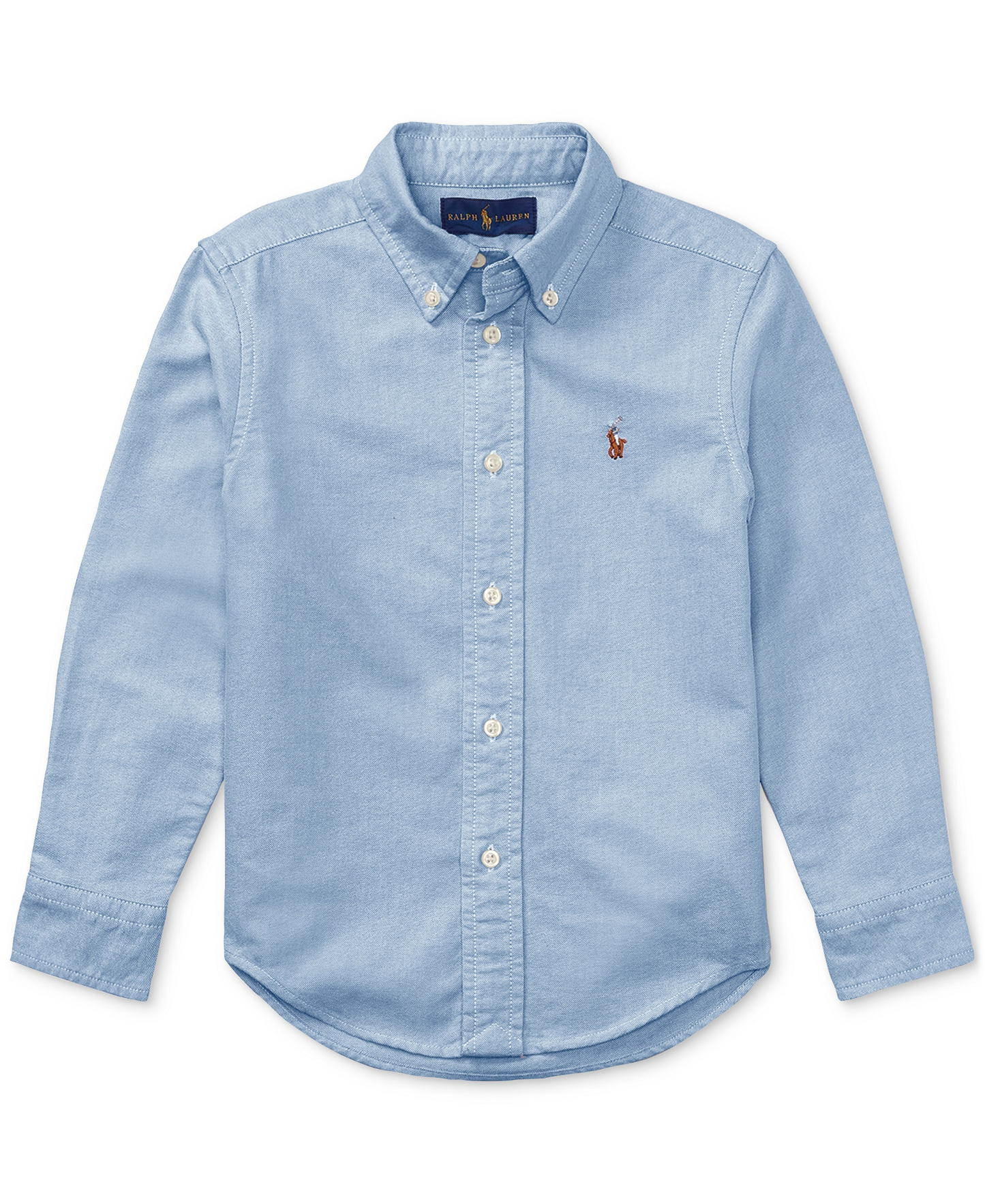 Polo Ralph Lauren Boys' 2T-7 Cotton Oxford Shirt - Lt Blue