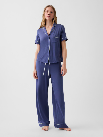 SoftMade Modal PJ Pants - Sargassus blue