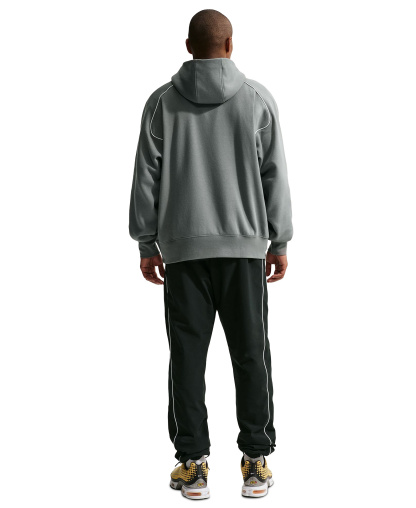 Nike Men's Air Fleece Pullover Hoodie - Smoke Gray/White