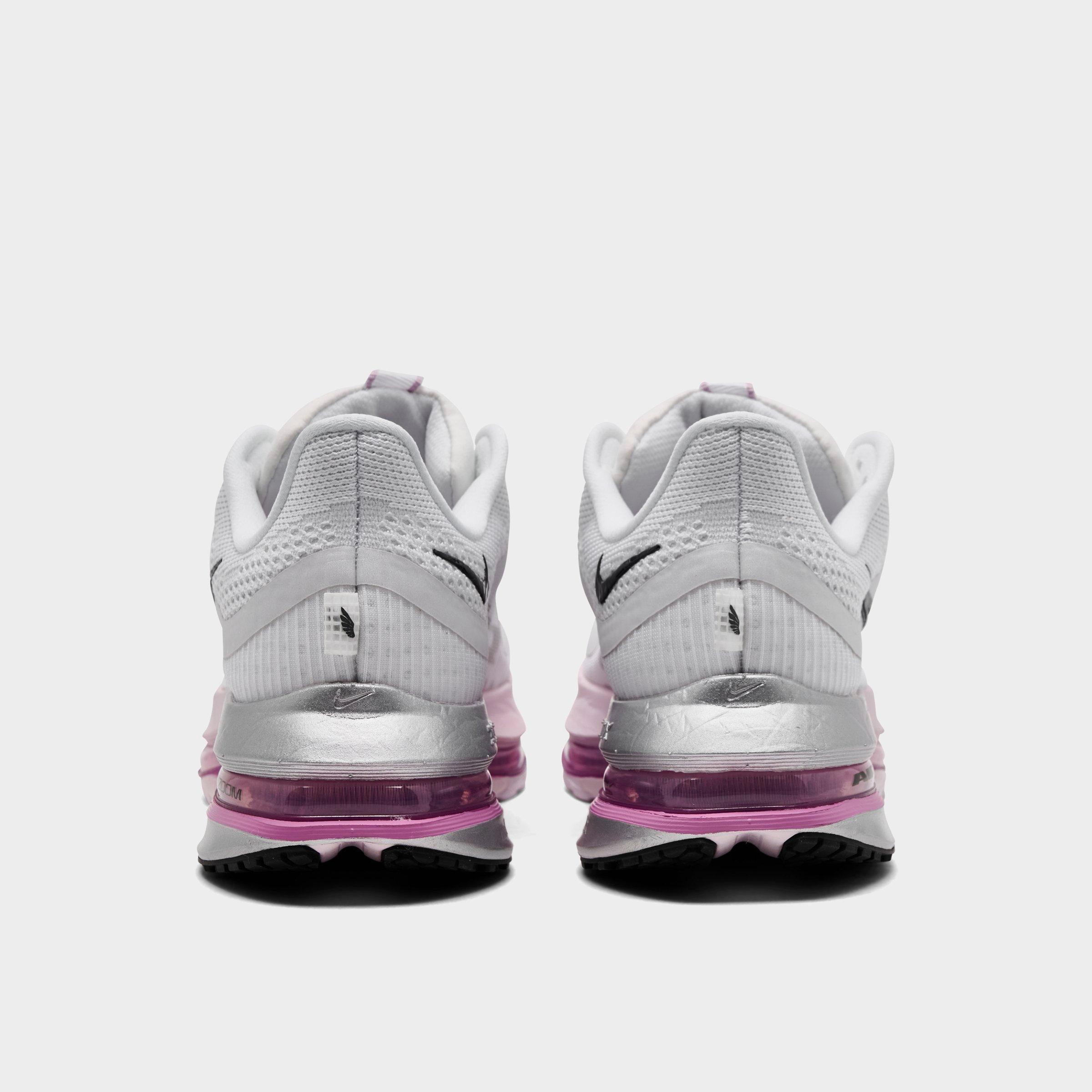 Women's Nithtke Pegasus Premium Running Shoes - Part 1 - White/Bleached Lilac/Light Magenta/Black - Back view