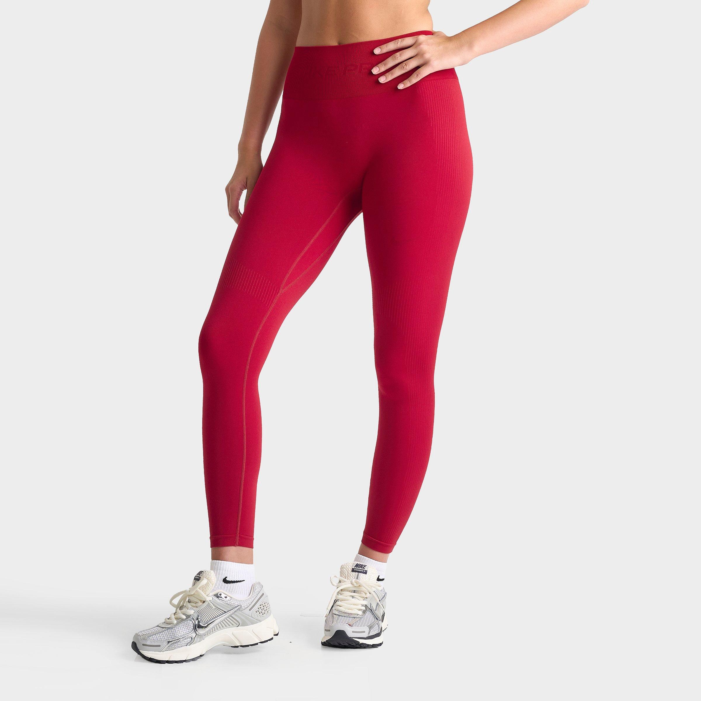 Women's Nithtke Pro Seamless High-Waisted 7/8 Leggings - Tough Red
