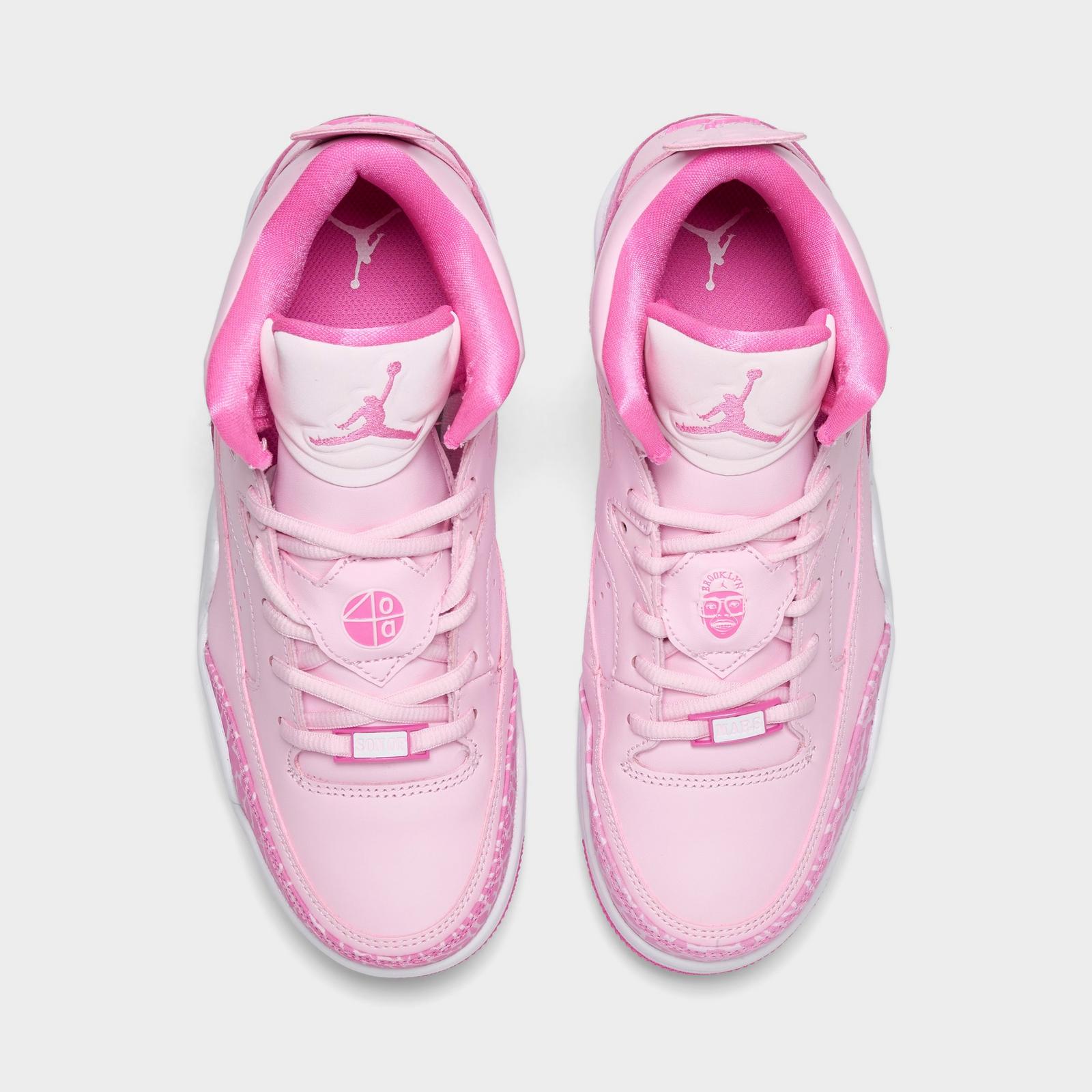 Big Kids' Air Jordan Son of Mars Low Casual Shoes - Pink Foam/White/China Rose - view 5