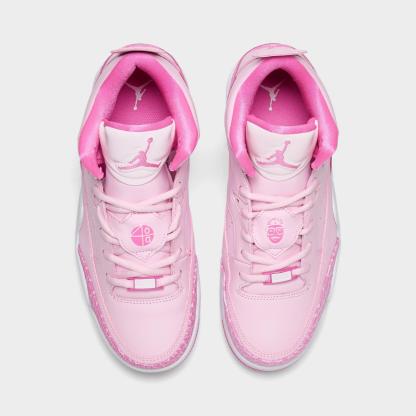 Big Kids' Air Jordan Son of Mars Low Casual Shoes - Pink Foam/White/China Rose - view 5
