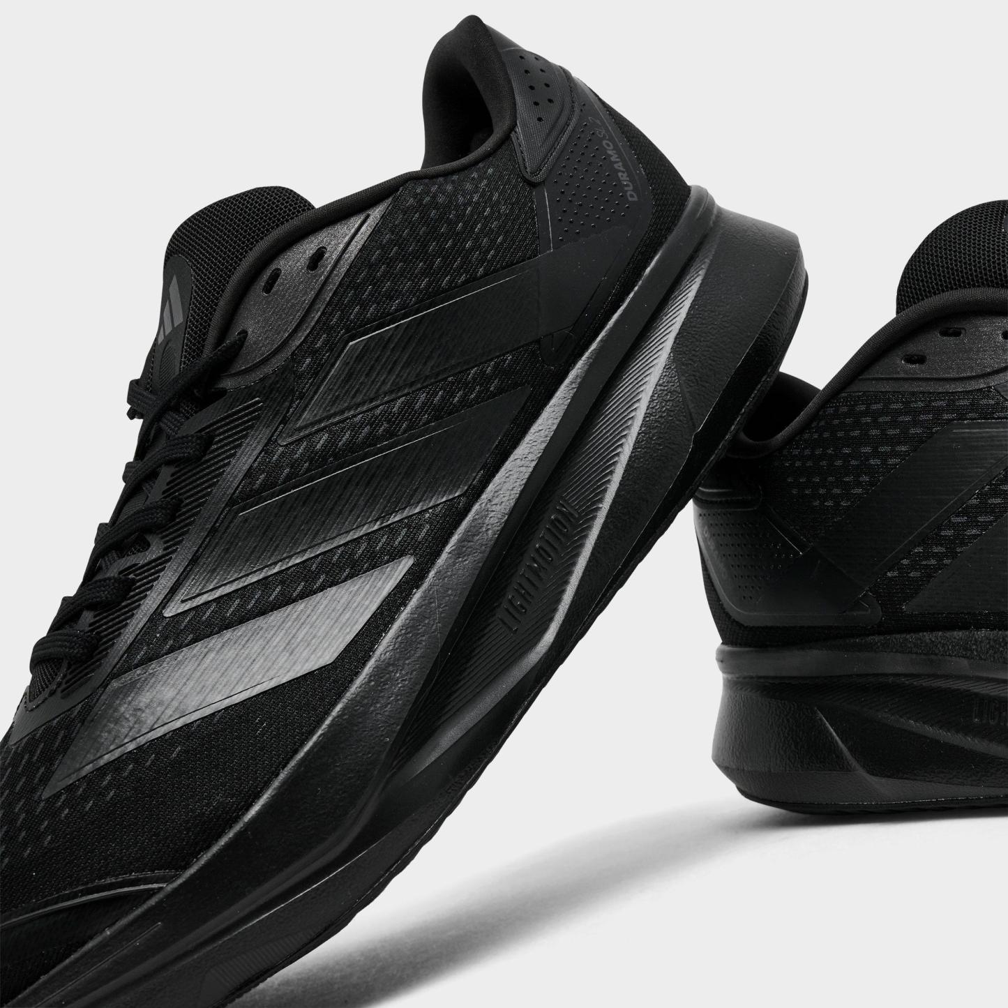 Men's adidas Duramo SL 2.0 Running Shoes - Black/Black/Black - Detail shot