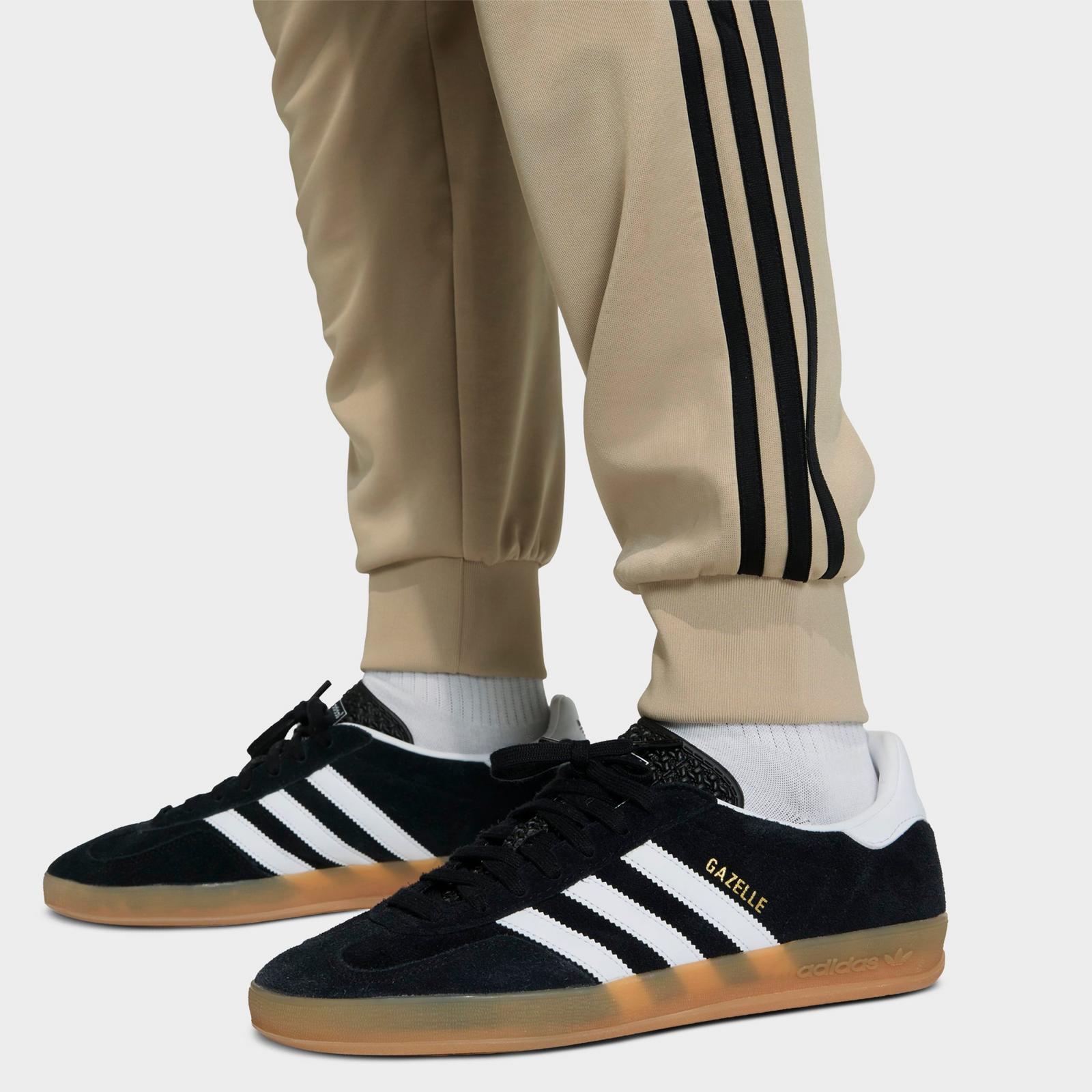 Men's adidas Originals SST Track Pants - Stone Khaki - view 5