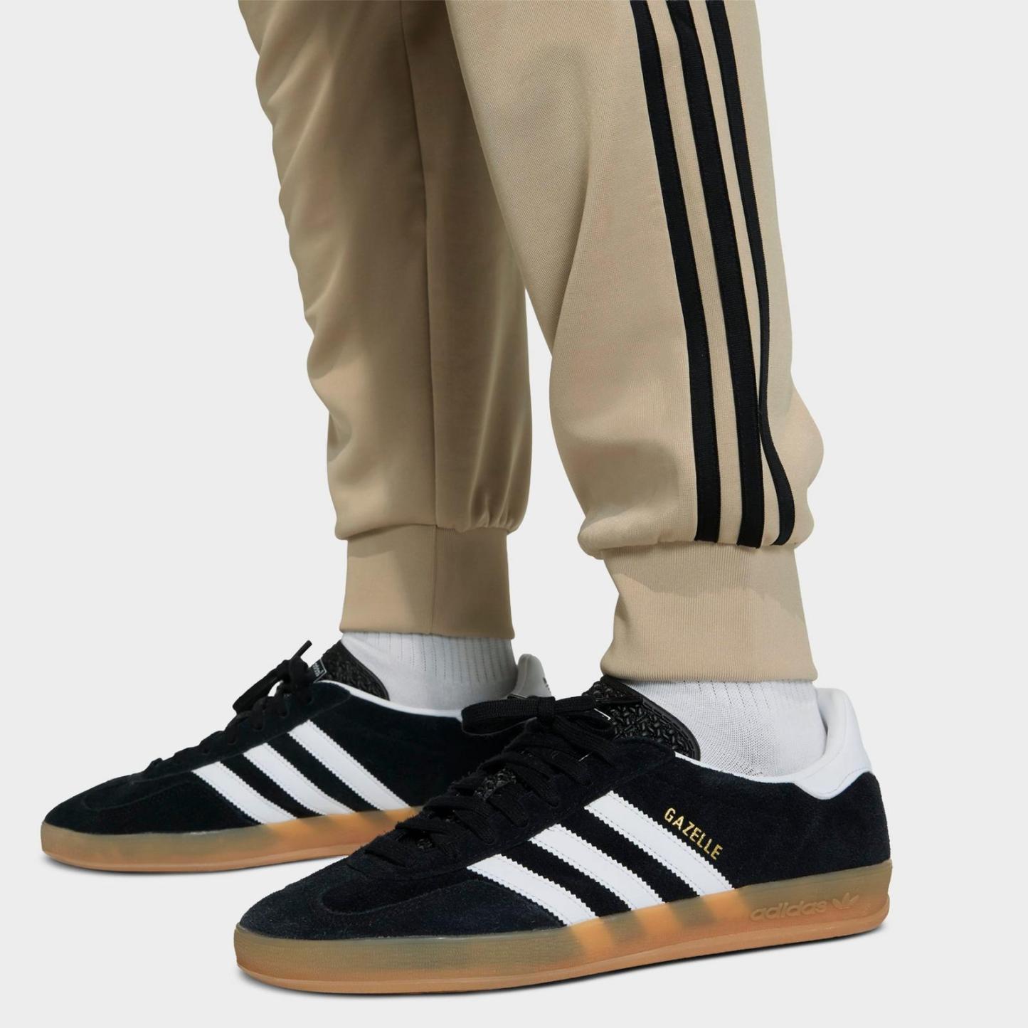 Men's adidas Originals SST Track Pants - Stone Khaki - view 5
