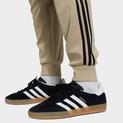 Men's adidas Originals SST Track Pants - Stone Khaki - view 5