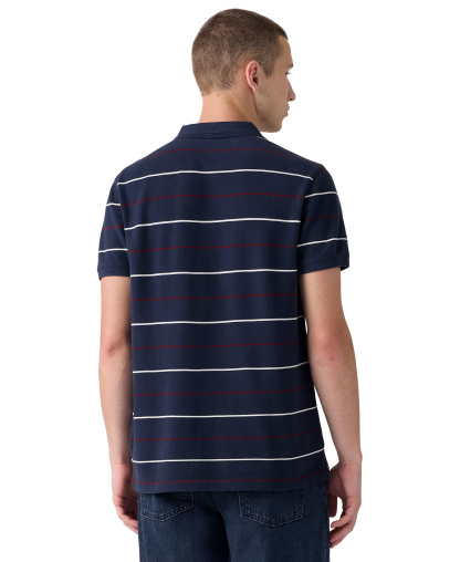 Levi's Premium Men's Original Classic Polo Shirt - Stripe Navy
