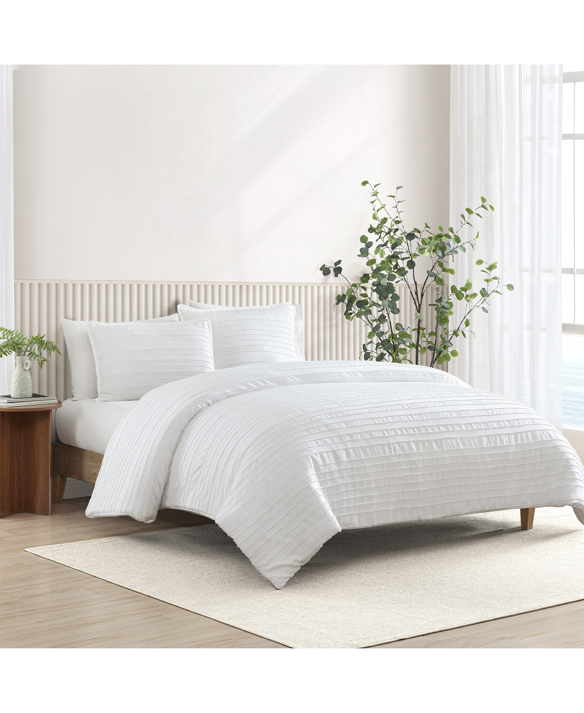 UGG® Devon Textured 2-Pc. Comforter Set, Twin/Twin XL - White