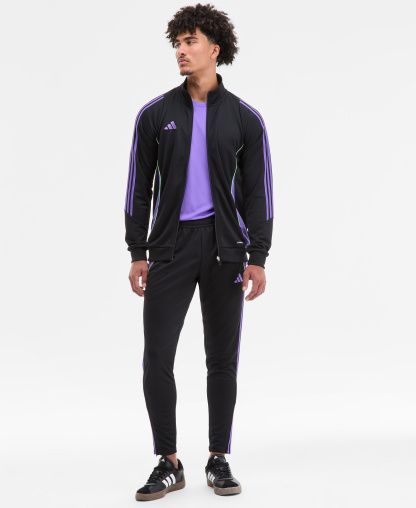 adidas Men's Tiro Jacket, Pants & T-Shirt - Light Blue/White