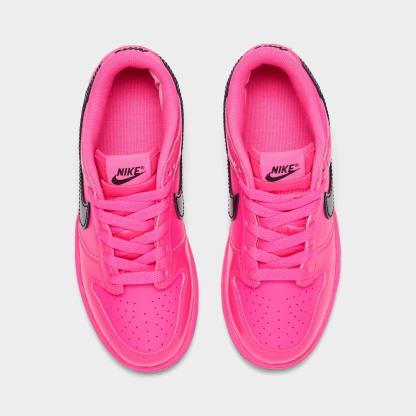 Little Kids' Nike Dunk Low Casual Shoes - Pink Blast/Pink Blast/Black