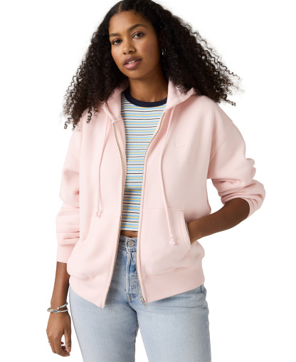 Levi's Women's Graphic Everyday Zip-Up Hoodie - Crystal Pink