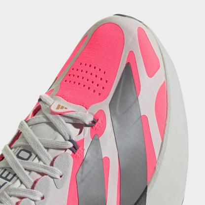 Women's adidas Adizero EVO SL Exo Running Shoes - Part 1 - Grey/Iron Metallic/Grey One - Detail shot