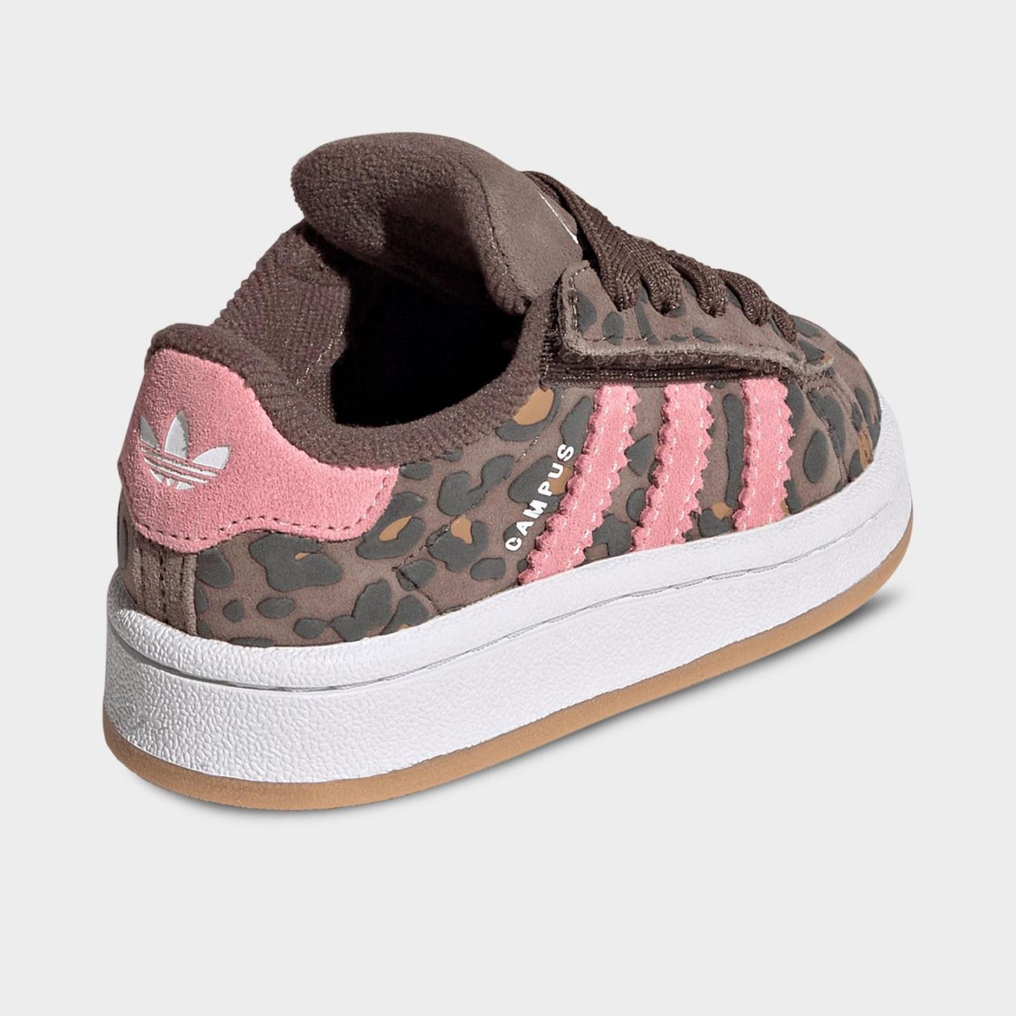 Kids' Toddler adidas Originals Campus 00s Comfort Closure Stretch Lace Casual Shoes - Earth Strata/Cloud White/Glow Pink - view 4